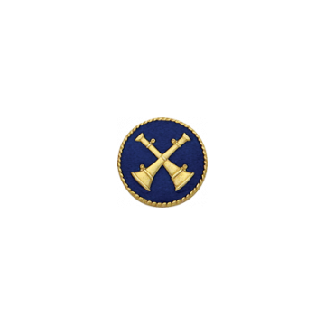 Smith & Warren C175BE Two Crossed Bugles Blue Seal (Individual)