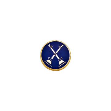 Smith & Warren C175FBE Two Crossed Bugles Blue Seal (Individual)