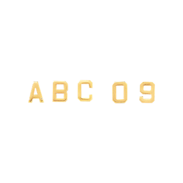 Blackinton Letter / Number Style 13 (1/4") (1 Character)